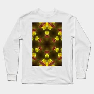 Canna Lilies Flower Design Long Sleeve T-Shirt